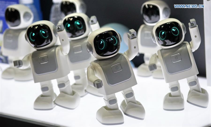 Cutting-edge technologies, products displayed at World Robot Exhibition in Beijing